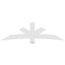 Ekena Millwork Alberta Architectural Grade PVC Gable Bracket, 84"W x 24 1/2"H x 2"D x 6"F, 7/12 Pitch GBP084X25X0206ALB00 - alternate 5